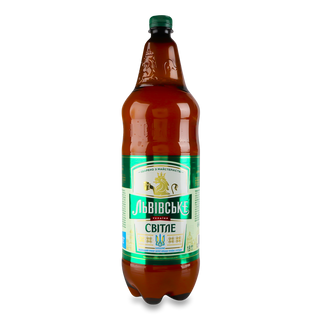 Пиво Львівське світле 1,8л