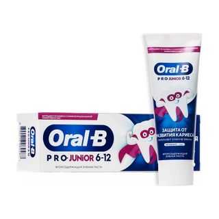 Зубная паста Oral-B Junior 6-12 мягкий вкус 75 мл.