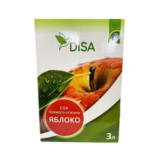 Disa, Сок Disa 3Л Яблочный, шт, ШК: 4700000611973