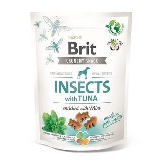 Brit Care Cracker Insects Tuna ласощі для собак комахи/тунець 200г