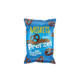 MISKETS პრეცელები შოკოლადით 80გ/8680244928067
