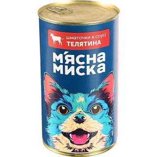 Корм д.собак ММ 1240г шматочки в соусі з телятиною