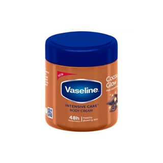 ვაზელინი - ტანის კრემი CocoaGlow ინტენსიური მკვებავი 400მლ 196 Vaseline - Body Cream CocoaGlow Intensive Nourishing 400 ml 0196