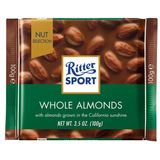 Шоколад Ritter Sport молочний з цільним мигдалем 100 г