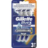 Одноразові станки для гоління Gillette Blue 3 Comfort чоловічі 3 шт