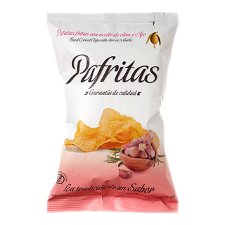 Чипси Pafritas з часником картопляні 30г