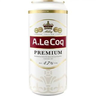 Пиво A. Le Coq Premium світле фільтроване 4.7% 0.5 л