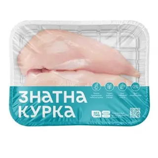 Філе курчат-бройлерів Знатна курка фасоване газ/упак 500гр