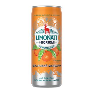 Лимонад Borjomi мандарин 0,33 л ж/б шк: 4860019003043