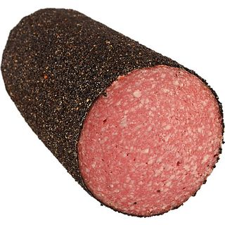 Ковбаса Салямі Extra в чорному перці SOLA (за 100 г.)