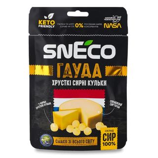 Сир snEco сухий спінений Гауда 28г