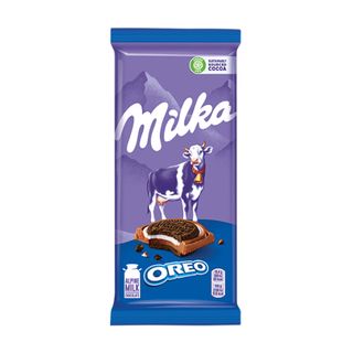 Шоколад Milka Молочный с круглым печеньем Oreo, 92гр