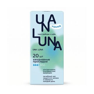 UNA LUNA прокладки ежедневные