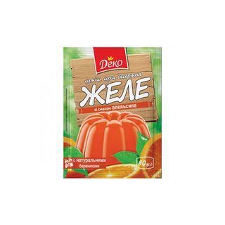 Желе Деко смак Апельсин 80г