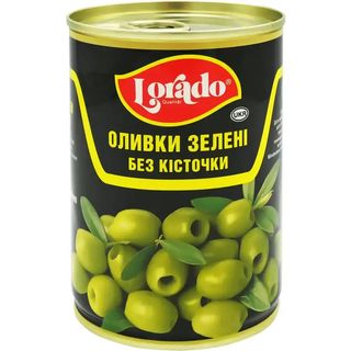 Оливки Lorado зелені без кісточки 280 г
