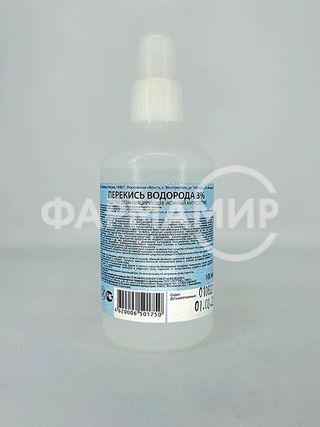 ПЕРЕКИСИ ВОДОРОДА 3% 100мл (Эко)