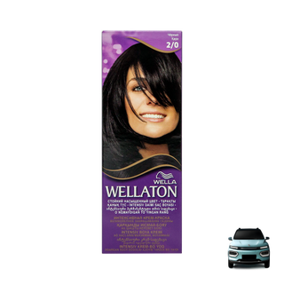 Ներկ մազերի համար «Վելլատոն» 2/0 սև