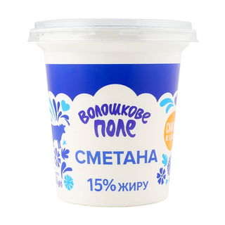 Сметана Волошкове поле 15% 300 г