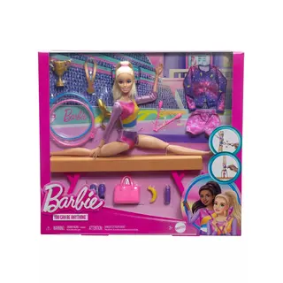 Barbie - ტანვარჯიშის თოჯინა და აქსესუარები