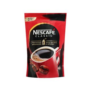Nescafe, Кофе Nescafe 190Гр Растворимый Classic Д/П, шт, ШК: 4600680010601