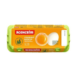 Яйце куряче 10 шт Ясенсвіт Справжні велетні вища категорія фас