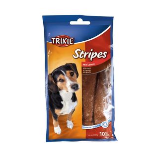Ласощі Trixie Stripes з ягням для собак, 100 г, 15 шт