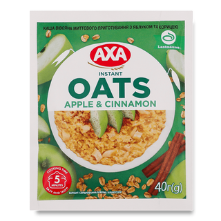 Каша АХА вівсяна з яблуком і корицею 40г