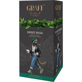 Чай зелений Graff Солодкі обійми 20 саше по 1,5 г