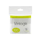 Vintage ватні палички 100шт поліетилен NEW