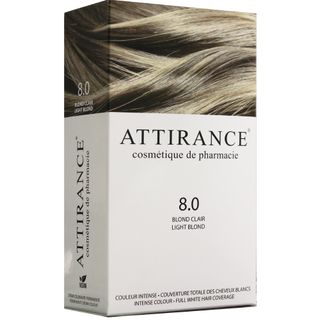 ატირანსი - კრემ-საღებავი ღია ქერა 8/0 50მლ 1218 ATTIRANCE Hair Coloring Cream Light blond 8/0 50ml