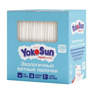 Палочки Ватные Yokosun Для Взрослых 200 Шт
