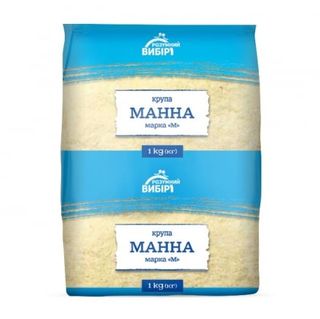 Крупа 1 кг Розумний вибір Манна