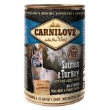 Carnilove Dog консерви з лососем та індичкою для собак, 400 г