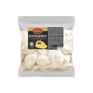 Вареники с картошкой ручная лепка-0,400 гр