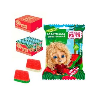 МАРМЕЛАД ЖЕВАТЕЛЬНЫЙ ДОМОВЕНОК КУЗЯ АРБУЗНЫЕ ДОЛЬКИ 70ГР