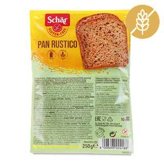 Хліб Schar Pan Rustico злаковий без глютену нарізний 250г