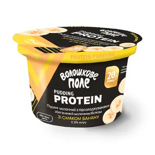 Пудинг молочний Волошкове поле Protein Банан 2.2% 200 г