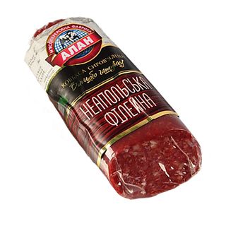 Ковбаса Алан неапольська фiлейна в.г с.в порц. (за 100 г.)