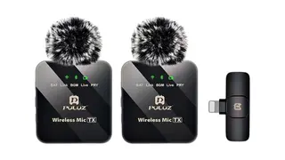 PULUZ Wireless 2 Microphone Lighting PU647B