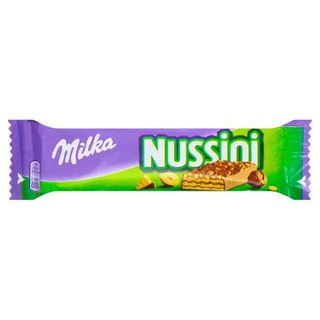 Вафлі Milka Нуссіні з фундуком і какао 31г