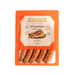 სოსისი ფრანკფ ყველი სოკო 265გრ მეტაბლე