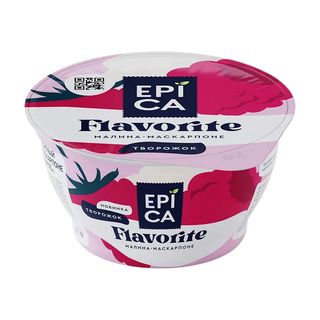 ТВОРОЖОК EPICA FLAVORITE 130гр МАЛИНА МАСКАРПОНЕ, ШК: 4606779971303