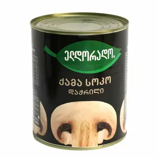ელდორადო ქამა სოკო დაჭრილი 850 გრ/4860008160375 