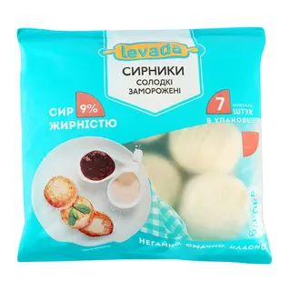 Сирники Левада солодкі заморожені 440г
