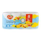 Папір туалетний Ruta Pure White Delux Mango 3-х шаровий 8 шт