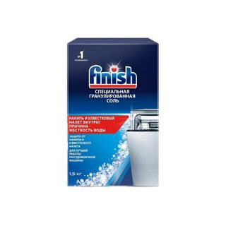 Finish, Соль Для Посудомоечных Машин Finish 1,5Кг, шт, ШК: 8594002682736