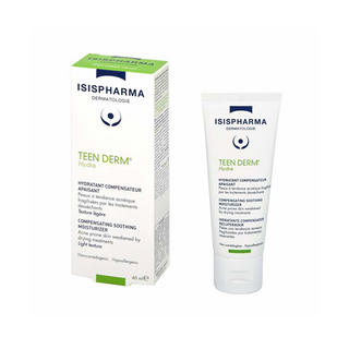 ისისფარმა - თინ დერმ ჰიდრა დამატ/დამამშვ. ცხიმიანი/პრობლემური კანის 40მლ 7872 ISIS - Teen Derm Hydra Compensating soothing moisturizer 40 ml 7872