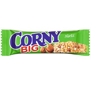 კორნი - მარცვლეულის ბატონი თხილი 50გრ 7513/0517/01518 CORNY BIG cereal bar nuts 50g