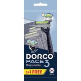 Станок Dorco Pace3 одноразовий чоловічий 4 шт