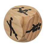 OOTB WOODEN DICE KAMASUTRA 6 X 6 CM (4029811446148)
